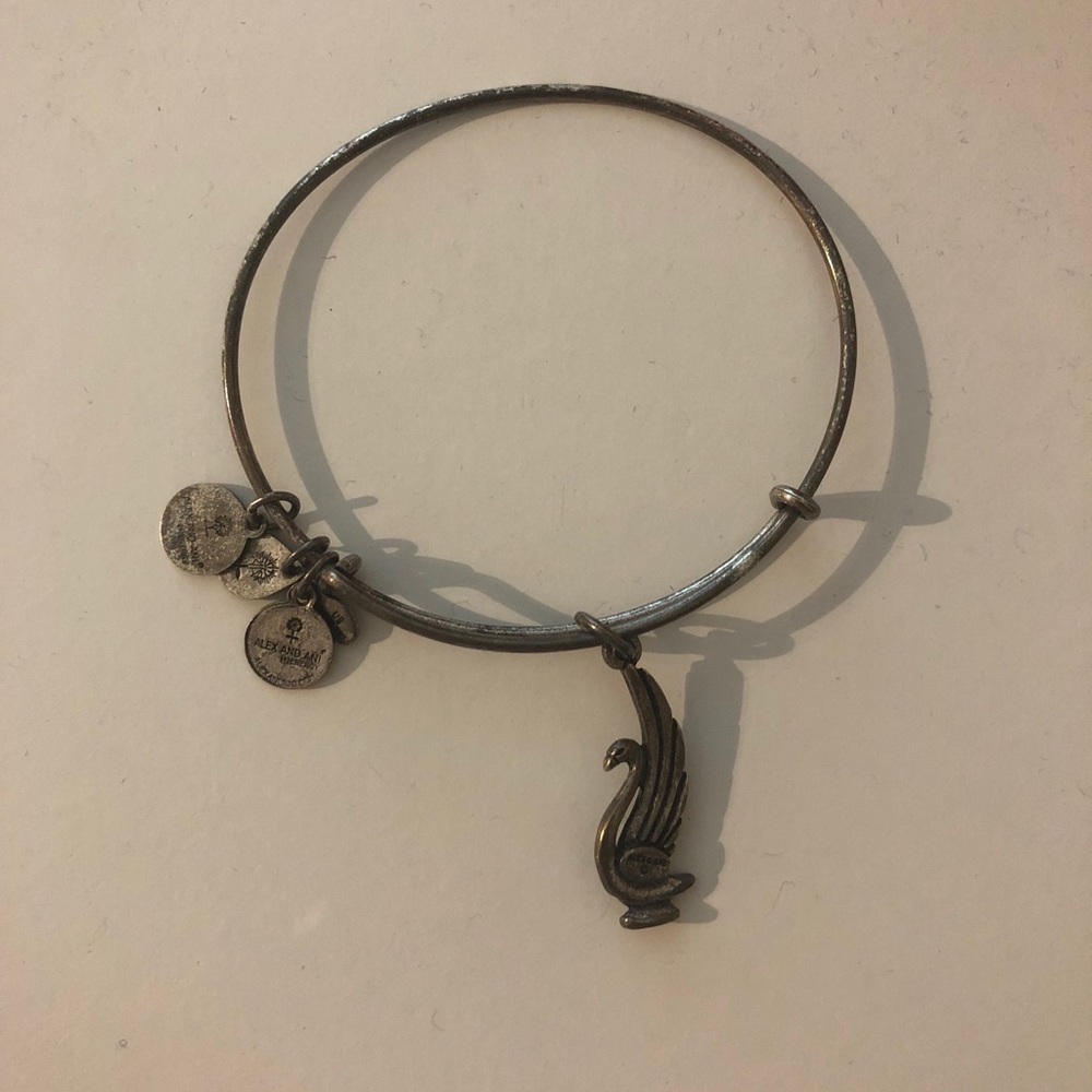 Swan Alex and Ani bracelet